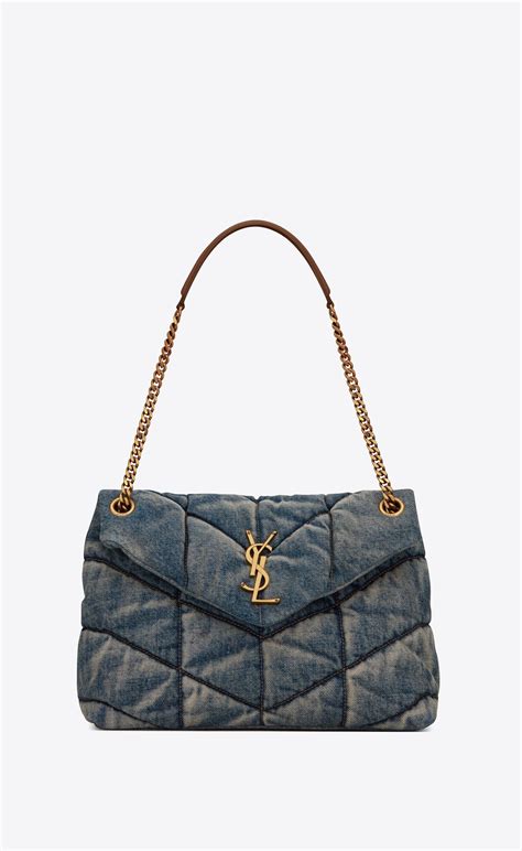 yves saint laurent denim bag|yves saint laurent bag sale.